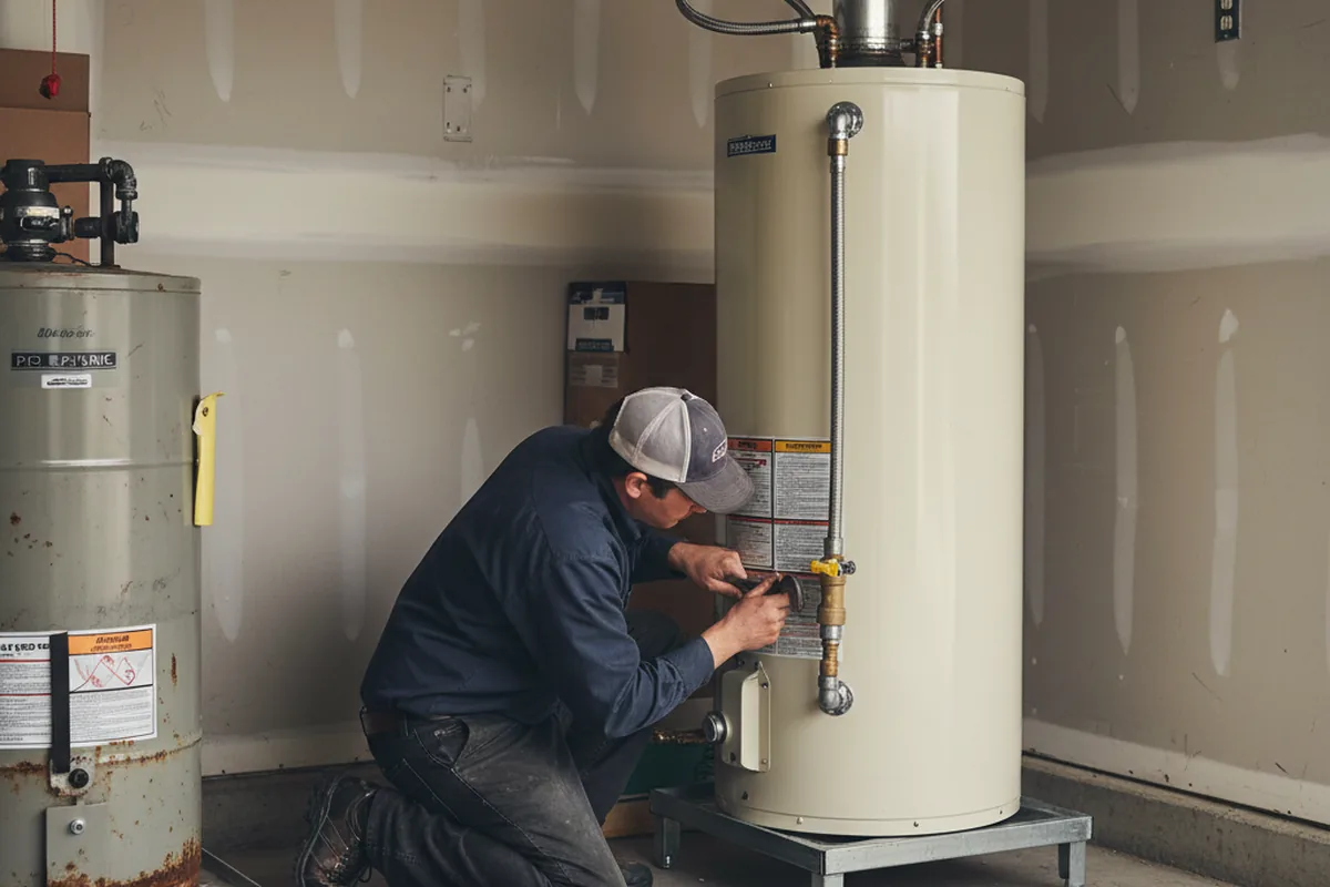 Water heater and shutoff valve replacement in Tallassee